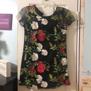 floral dress charlotte russe size small